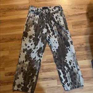 Abercrombie & Fitch Cow Patterned Pants